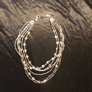 Chico’s 6-Strand Silver Necklace